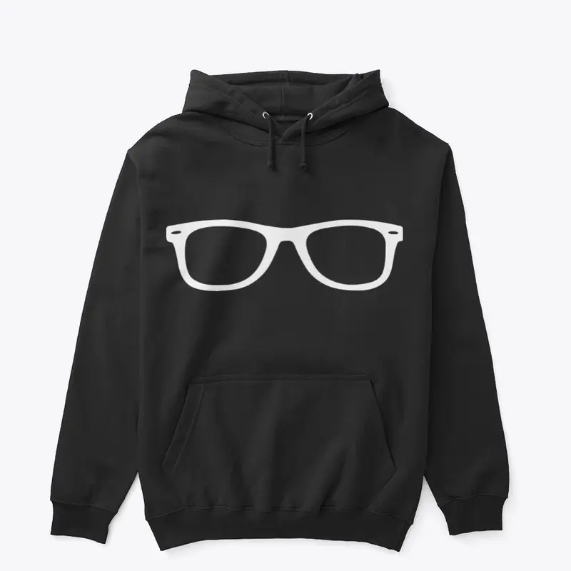 Nerd Glasses Merch! - White Graphic